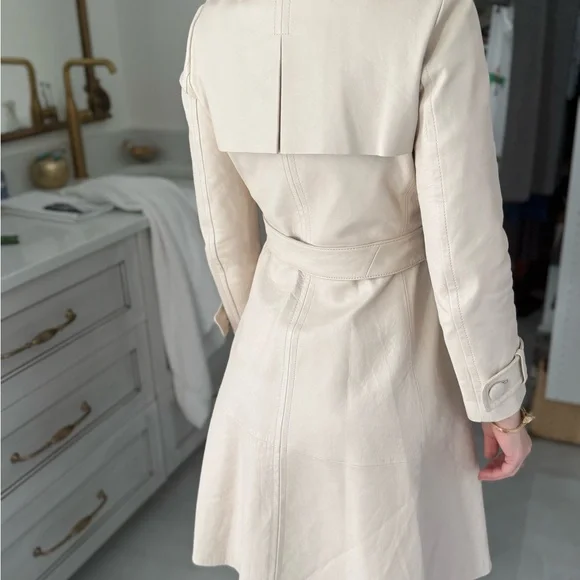Kate Spade Cream Trench Coat - Picture 5 of 11